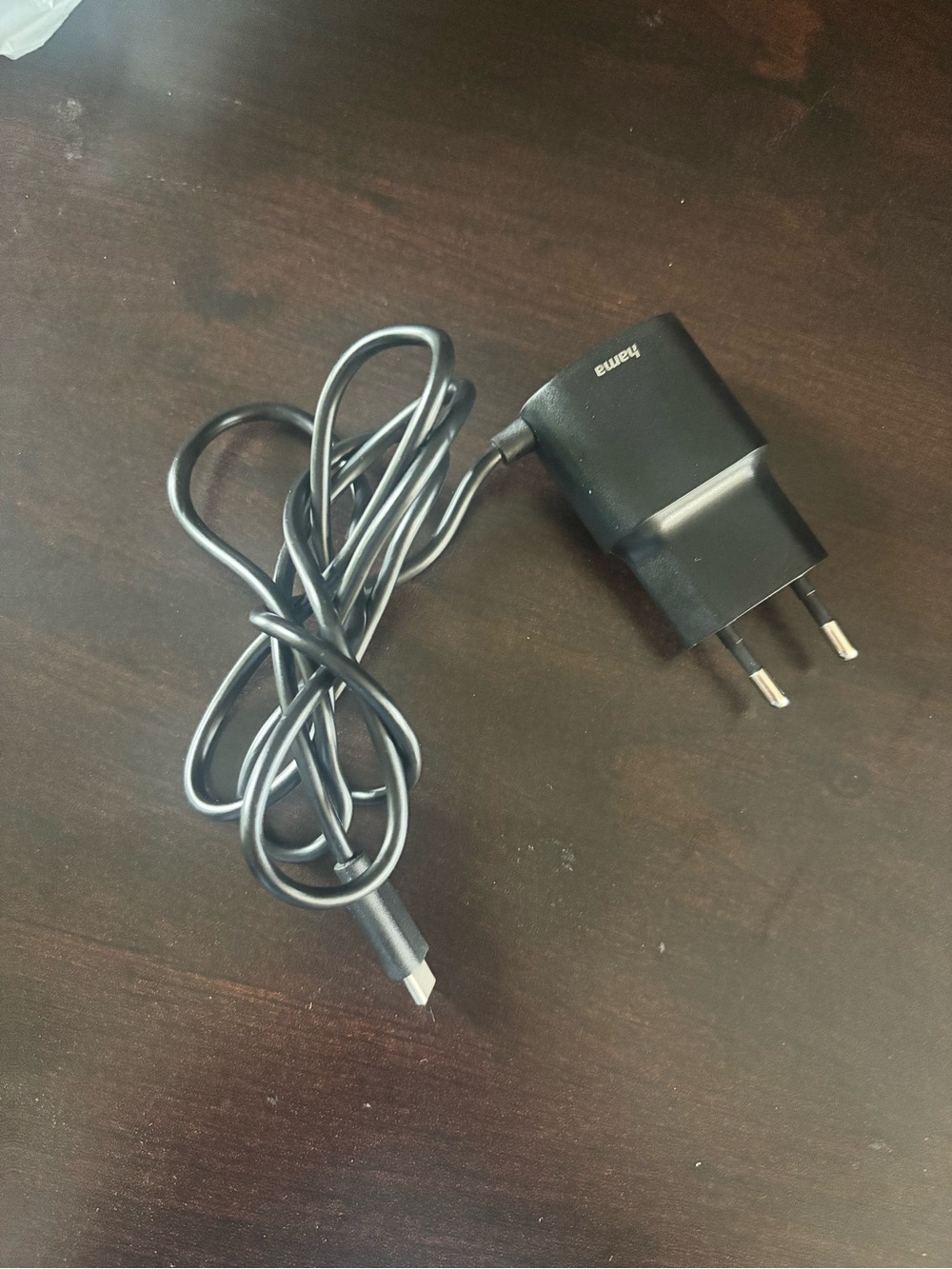 Hama Black USB Charger with Cable European